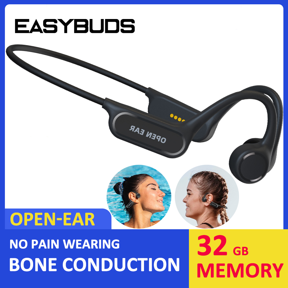 Open Ear Air Conduction Headphones - EASYBUDS Open Ear Earphone Bone Conduction