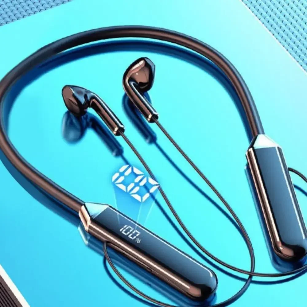 Magnetic Earphone D18 Wireless - Magnetic Neckband Sports Earphones 评论和价格