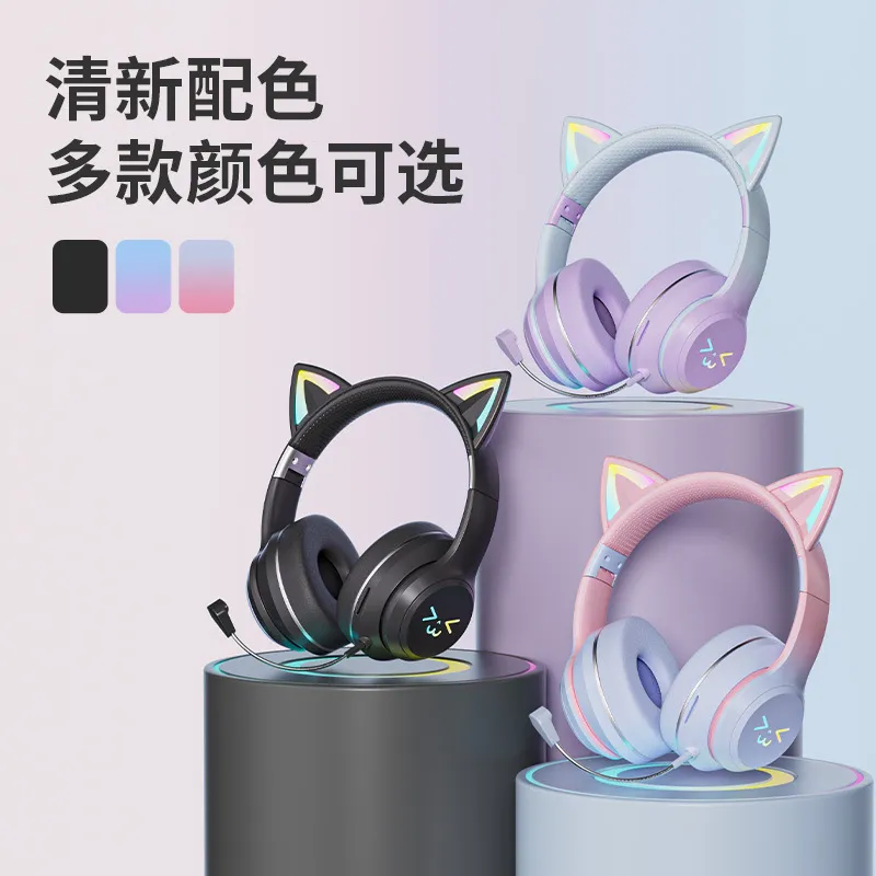 Cat Ear Wireless Bluetooth Hea - Cat Ear Bluetooth Headset Led 评论和价格
