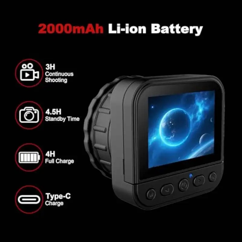 64MP 2.8‘’ Screen 4K Electroni - Cameras 评论和价格