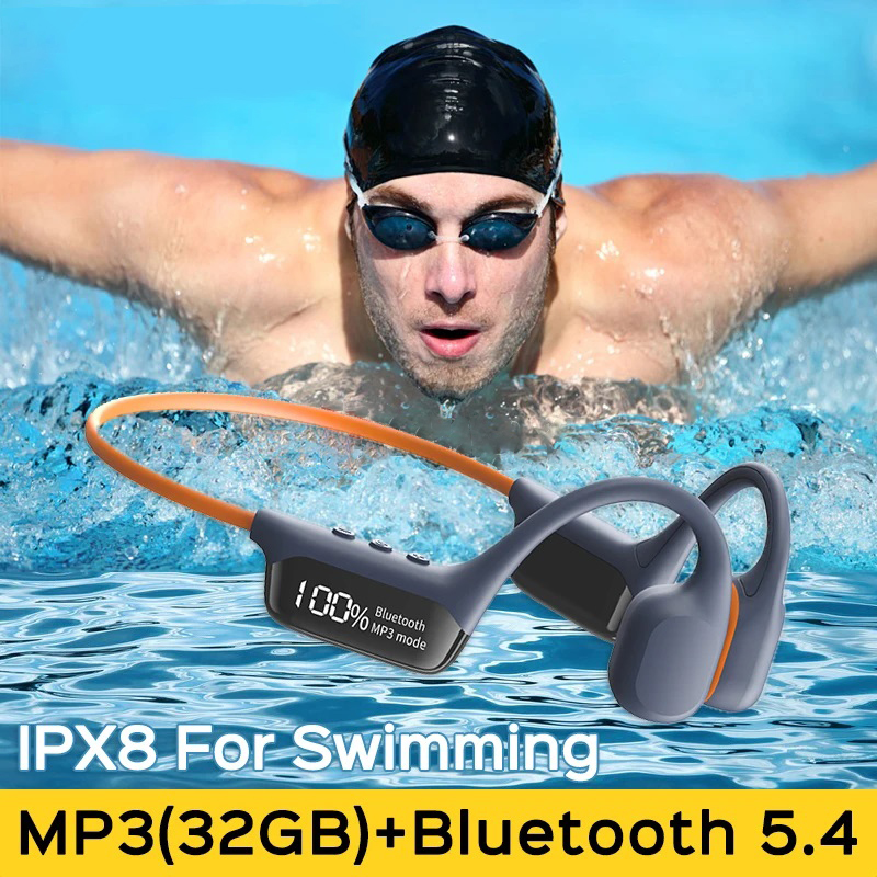 LonMao S10 Wireless IPX8 Swimm - Bone Conduction Running Headphones 评论和价格