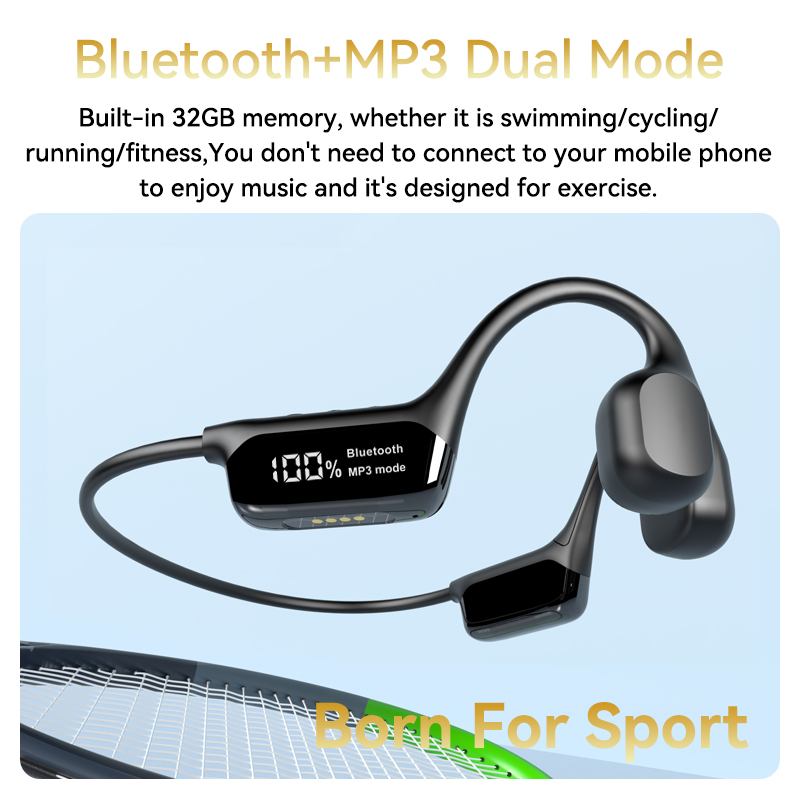 LonMao S10 Wireless IPX8 Swimm - Bone Conduction Running Headphones 评论和价格