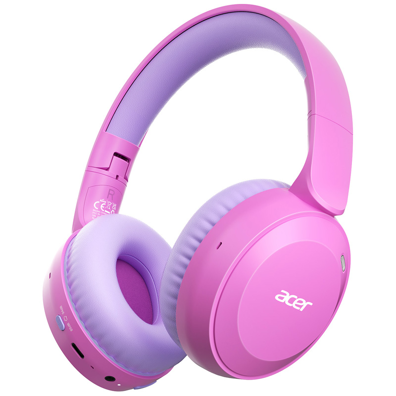 Acer OHR668 Kids Bluetooth 6.0 - Anc Wireless Over Ear Headphones 评论和价格