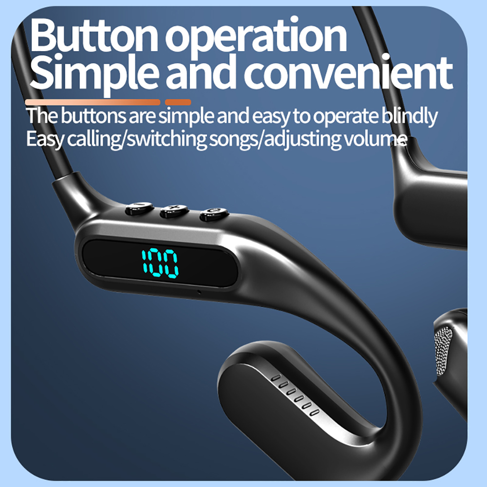 KEBIDUMEI Open Ear Bluetooth 6 - Bone Conduction Running Headphones 评论和价格