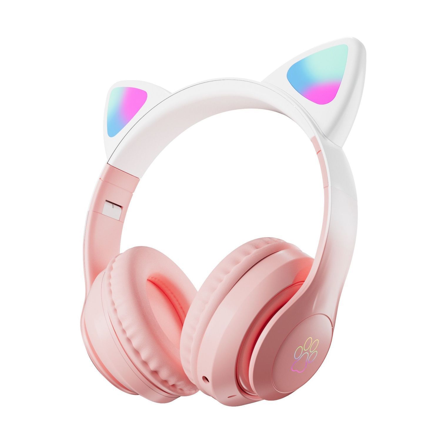 Over-Ear Cat Ear LED Breathing - Anc Wireless Over Ear Headphones 评论和价格