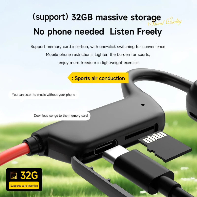 Lenovo Bone Conduction Headset - Bone Conduction Running Headphones 评论和价格