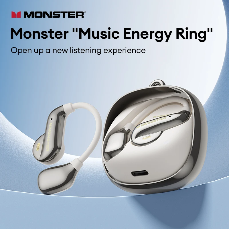 Monster AC390 Open Ear Hook Bl - Open Ear Air Conduction Headphones 评论和价格