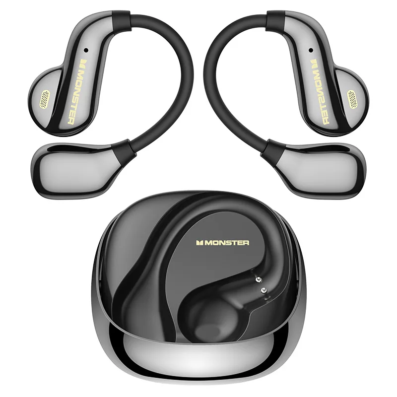 Monster AC390 Open Ear Hook Bl - Open Ear Air Conduction Headphones 评论和价格