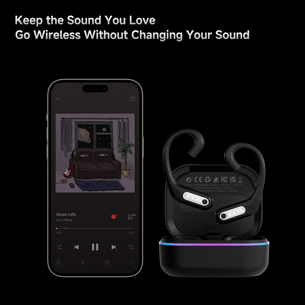 CCA MX1 HD Bluetooth-Compatibl - Type C Wired Earphones With Mic 评论和价格