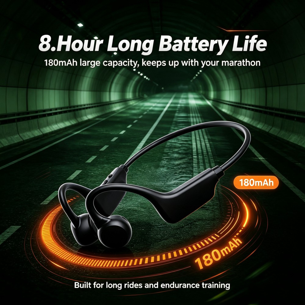 KEBIDUMEI Bluetooth 6.0 Air Co - Open Ear Air Conduction Headphones 评论和价格