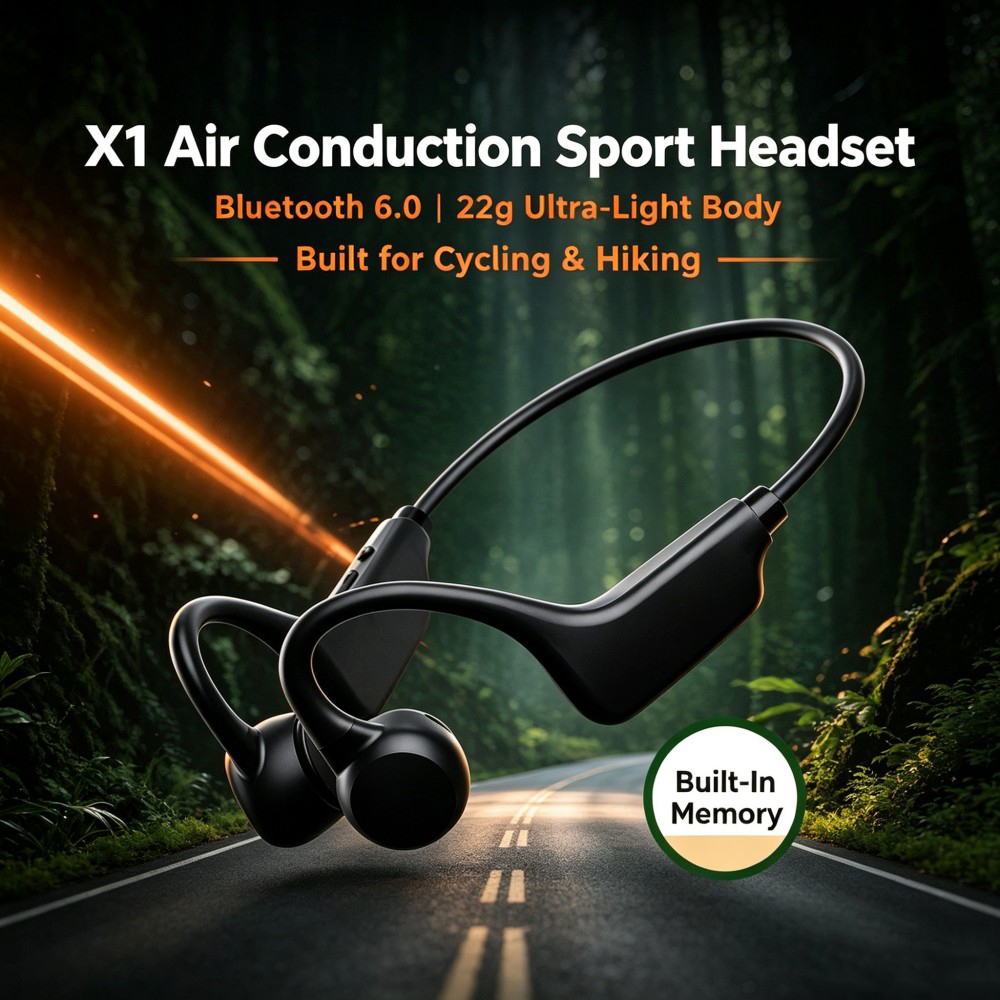 KEBIDUMEI Bluetooth 6.0 Air Co - Open Ear Air Conduction Headphones 评论和价格