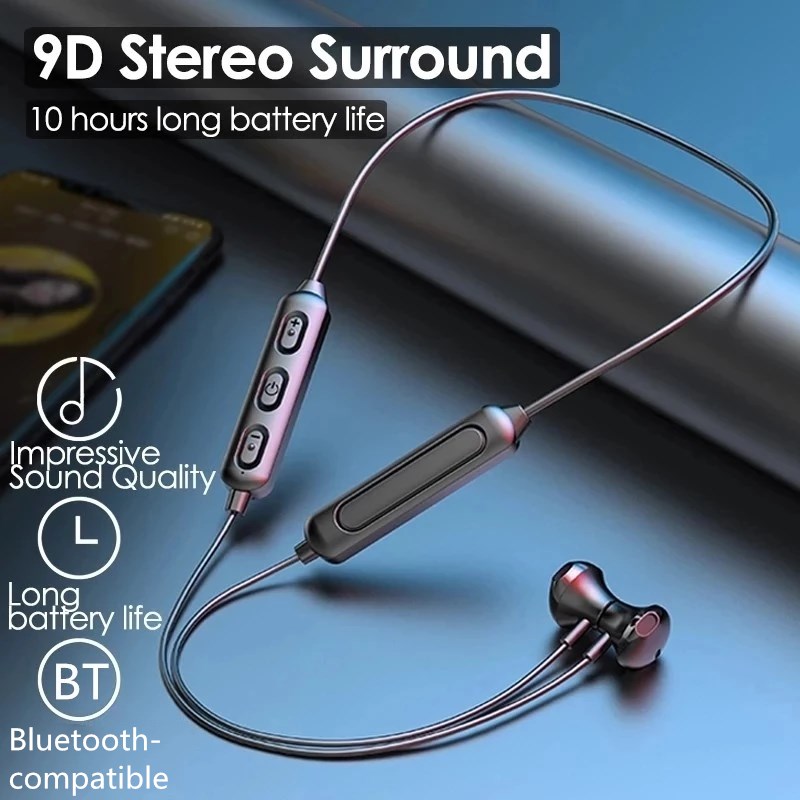 Wireless Bluetooth 5.0 Earphon - Magnetic Neckband Sports Earphones 评论和价格
