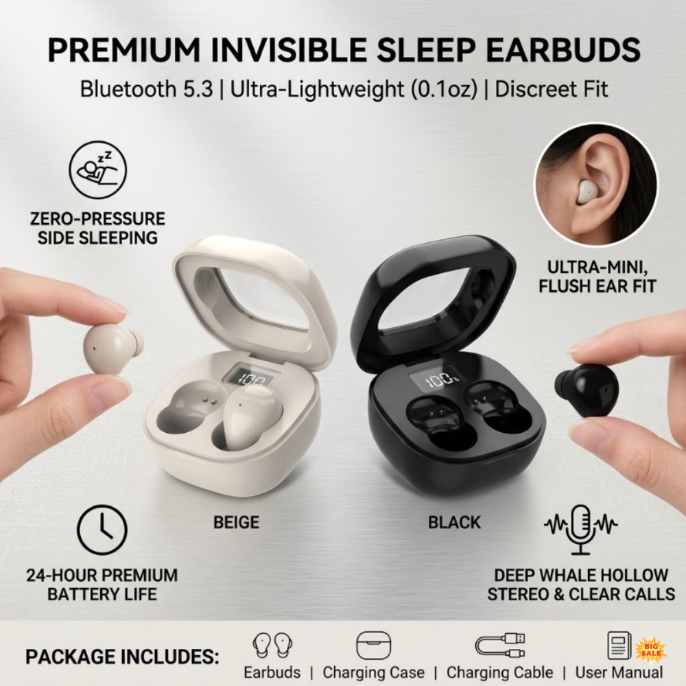 Ultra-Small TWS Wireless Earph - Sleep Mask Headphones Bluetooth 评论和价格