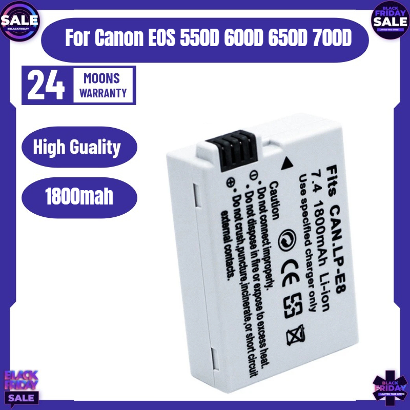 New LP-E8 Camera Battery for C - Drones 评论和价格