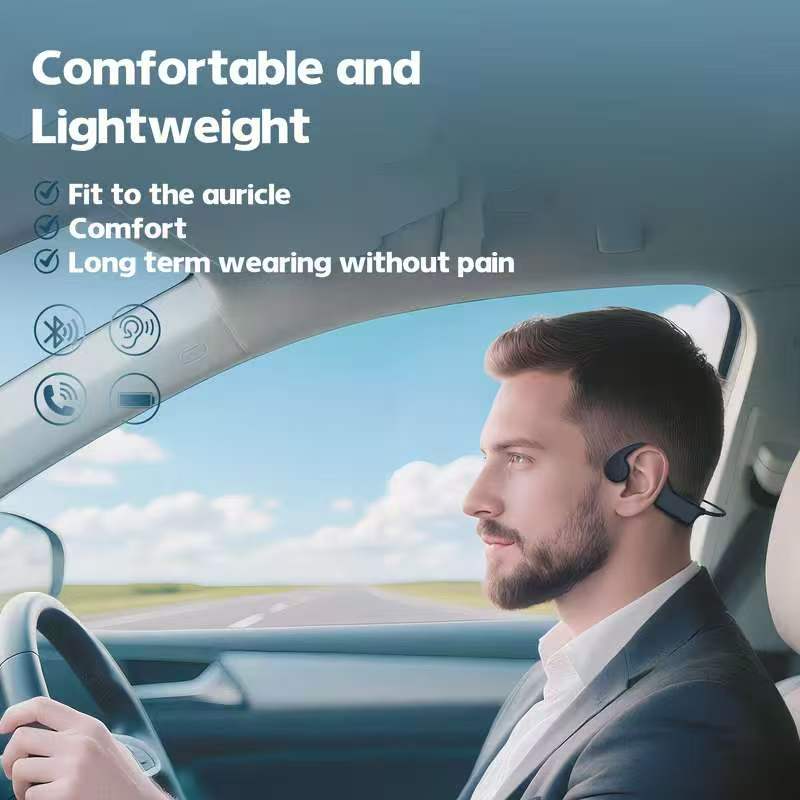 Open-ear Bone Conduction Headp - Bone Conduction Running Headphones 评论和价格