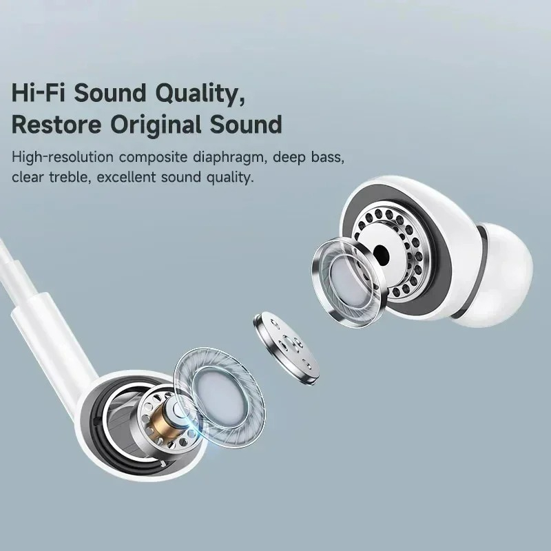 Original In-ear Wired Earphone - Type C Wired Earphones With Mic 评论和价格