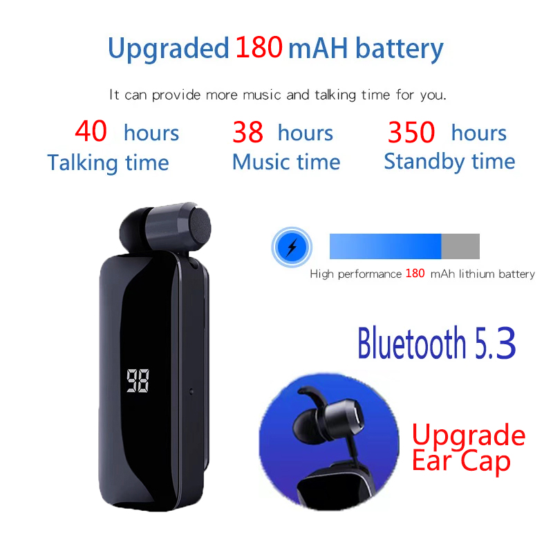 F906 Talk Time 40 Hours Blueto - Type C Wired Earphones With Mic 评论和价格
