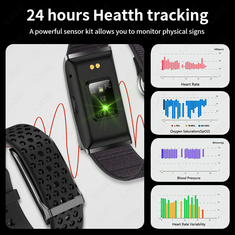 LIGE 100+ Sport Fitness Tracke - Smartwatches 评论和价格
