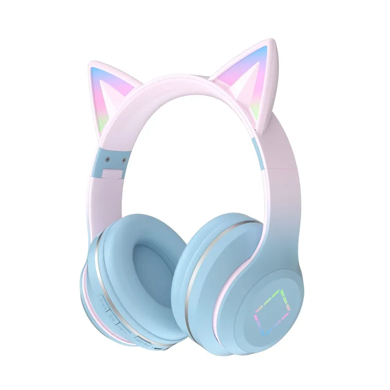 Wireless Bluetooth Headphones  - Cat Ear Bluetooth Headset Led 评论和价格