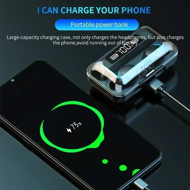 TWS Wireless Earphones With Di - Tws Earbuds Bluetooth 5.3 评论和价格